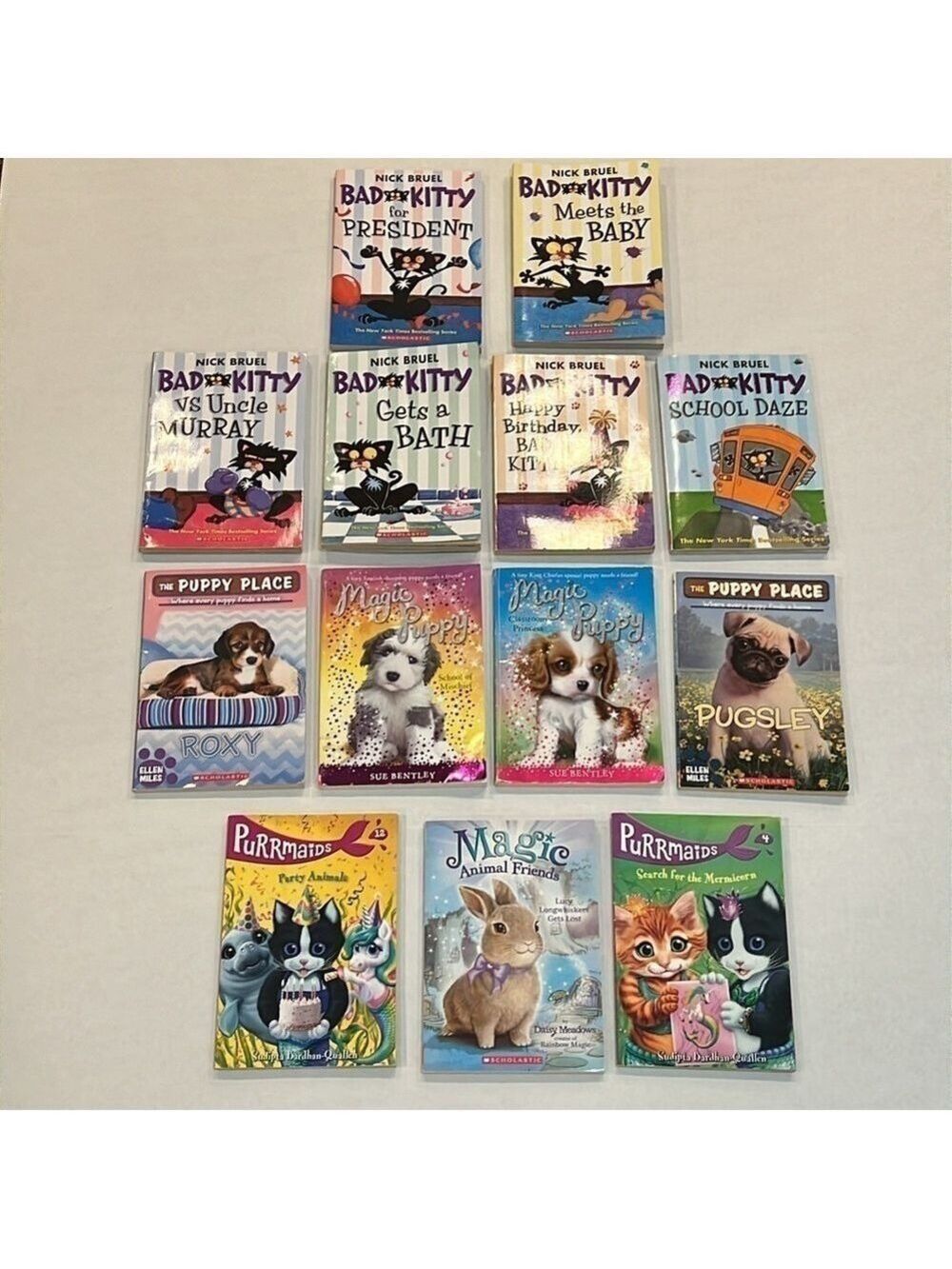 Bad Kitty Books/ Purmaids Books/ Magic Puppy Books/ The Puppy Place Books Bundle